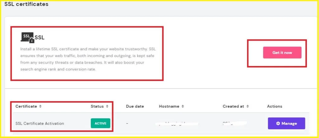 How to install a free SSL certificate in Hostinger 2024