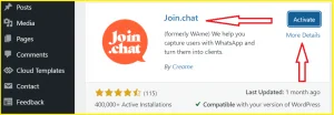 2023 How to set up WhatsApp chat on WordPress website -Join chat review