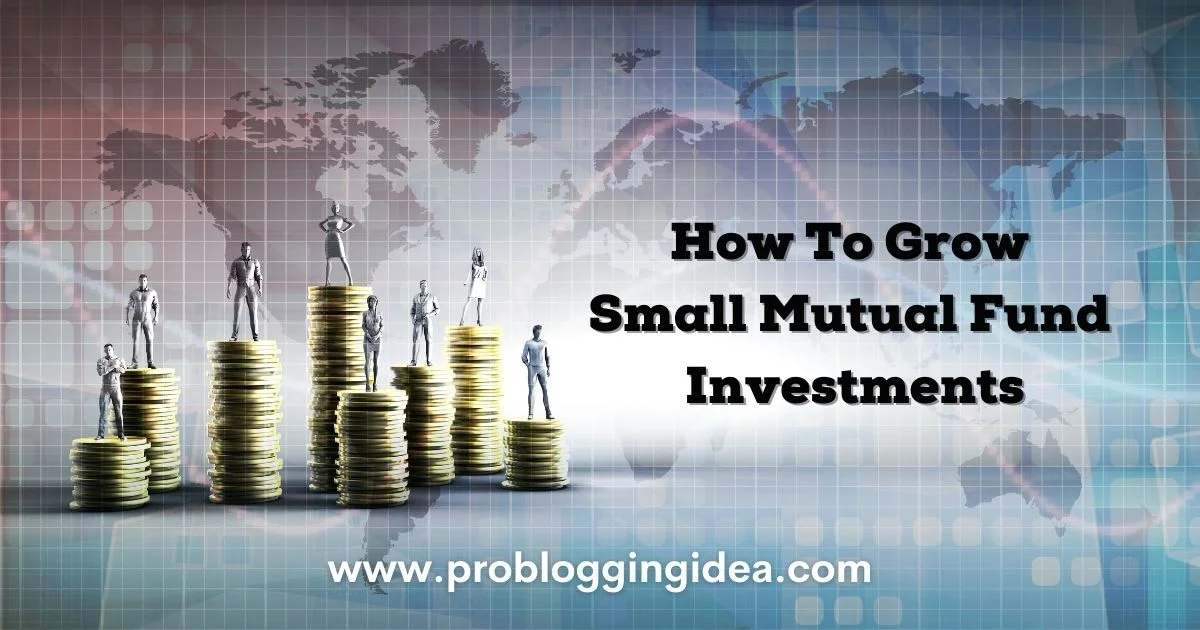 How to grow small Mutual fund investments